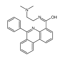 N-[2-(dimethylamino)ethyl]-6-phenylphenanthridine-4-carboxamide结构式