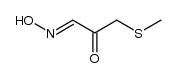 2-oxo-3-(methylthio)propanal oxime结构式