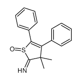 3,3-dimethyl-1-oxo-4,5-diphenylthiophen-2-imine结构式