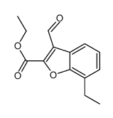 ethyl 7-ethyl-3-formyl-1-benzofuran-2-carboxylate Structure