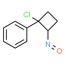 (1-Chloro-2-nitrosocyclobutyl)benzene structure