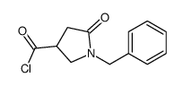 1-benzyl-5-oxopyrrolidine-3-carbonyl chloride structure