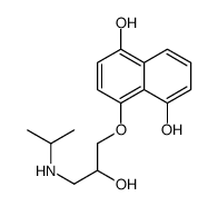 4,8-dihydroxypropranolol结构式