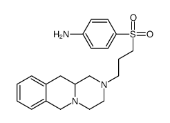 4-[3-(1,3,4,6,11,11a-hexahydropyrazino[1,2-b]isoquinolin-2-yl)propylsulfonyl]aniline Structure