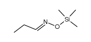 (E)-propionaldehyde O-trimethylsilyl oxime Structure