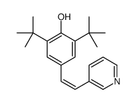 2,6-Bis(1,1-dimethylethyl)-4-(2-(3-pyridinyl)ethenyl)phenol picture