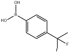 4-(1,1-difluoroethyl)phenylboronic acid structure