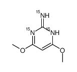 4,6-dimethoxypyrimidin-2-amine Structure