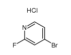 4-bromo-2-fluoropyridine hydrochloride结构式