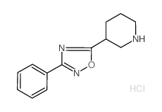 3-(5-哌啶-3-基-1,2,4-噁二唑-3-基)吡啶盐酸盐图片