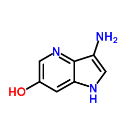 3-Amino-6-hydroxy-4-azaindole结构式