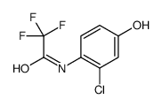 N-(2-chloro-4-hydroxyphenyl)-2,2,2-trifluoroacetamide结构式