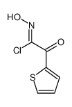 2-Thiopheneethanimidoyl chloride, N-hydroxy-alpha-oxo- (9CI) Structure