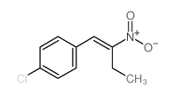 Benzene,1-chloro-4-(2-nitro-1-buten-1-yl)-结构式