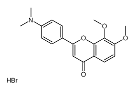 2-(4-(Dimethylamino)phenyl)-7,8-dimethoxy-4H-chroMen-4-one HBr structure