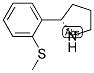 (S)-2-(2-(甲硫基)苯基)吡咯烷结构式