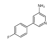 5-(4-fluorophenyl)pyridin-3-amine结构式