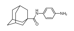 N-(4-aminophenyl)adamantane-1-carboxamide structure