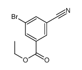 ethyl 3-bromo-5-cyanobenzoate Structure