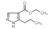 5-丙基-1H-吡唑-4-羧酸乙酯结构式