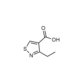3-乙基异噻唑-4-羧酸结构式