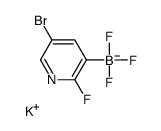 POTASSIUM (5-BROMO-2-FLUOROPYRIDIN-3-YL)TRIFLUOROBORATE Structure