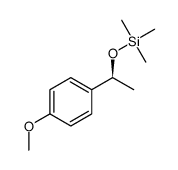 (S)-(1-(4-methoxyphenyl)ethoxy)trimethylsilane Structure