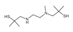 4-methyl-2,9-dimethyl-4,7-diaza-2,9-decanedithiol Structure