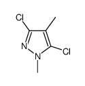 3,5-Dichloro-1,4-dimethyl-1H-pyrazole结构式