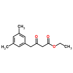 Ethyl 4-(3,5-dimethylphenyl)-3-oxobutanoate structure