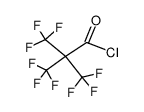 3,3,3-trifluoro-2,2-bis-trifluoromethyl-propionyl chloride结构式