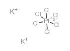 potassium hexachloroplatinate(iv) Structure