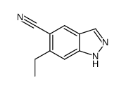 6-ethyl-1H-indazole-5-carbonitrile结构式