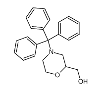 (+/)-2-hydroxymethyl-4-triphenylmethylmorpholine结构式