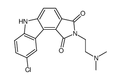 N-(2-dimethylaminoethyl)-6-chlorocarbazole-3,4-dicarboximide结构式