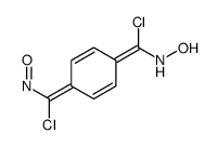 N-[chloro-[4-[chloro(nitroso)methylidene]cyclohexa-2,5-dien-1-ylidene]methyl]hydroxylamine Structure