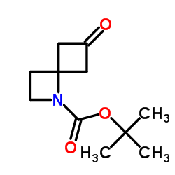 tert-Butyl 6-oxo-1-azaspiro[3.3]heptane-1-carboxylate Structure