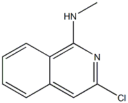 3-chloro-N-methylisoquinolin-1-amine结构式