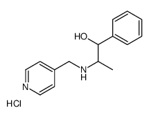 (1-hydroxy-1-phenylpropan-2-yl)-(pyridin-4-ylmethyl)azanium,chloride Structure