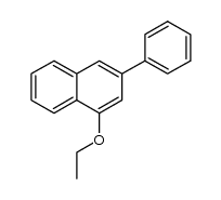 1-ethoxy-3-phenylnaphthalene Structure