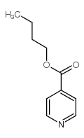 4-Pyridinecarboxylicacid, butyl ester structure