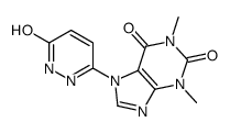 6-(7-theophylline)-3(2H)-pyridazinone结构式