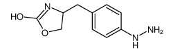 (S)-4-(4-Hydrazinobenzyl)-2-oxazolidinone Hydrochloride结构式