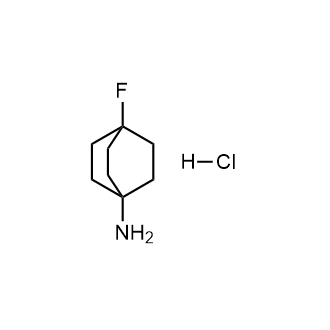 4-氟代双环[2.2.2]辛-1-胺盐酸盐结构式