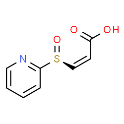 2-Propenoicacid,3-(2-pyridinylsulfinyl)-,[S-(Z)]-(9CI)结构式