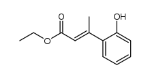 ethyl (E)-3-(2-hydroxyphenyl)but-2-enoate Structure