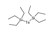 bis-(triethyl silyl) tellane Structure