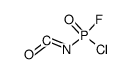 Phosphorisocyanatid-fluorid-chlorid结构式