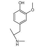 2-methoxy-4-[(2S)-2-(methylamino)propyl]phenol Structure