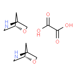 (1S,4S)-2-oxa-5-azabicyclo[2.2.1]heptane hemioxalate Structure